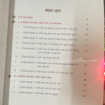 Combo 2 cuốn sách Chiến Thuật Viết Văn Tiểu Học Tập 1 + Tập 2