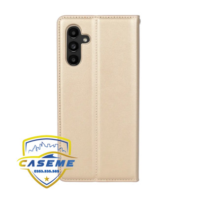Bao da dạng ví dành cho Samsung Galaxy A55 5G, A35 5G, A25 5G, A15, A05s hàng chính hãng Hanman có quai cài (Tặng 2 túi PVC đựng thẻ ATM)