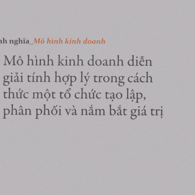 Tạo Lập Mô Hình Kinh Doanh (Quà Tặng Card đánh dấu sách đặc biệt)