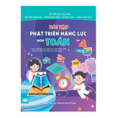 Sách Bài Tập Phát Triển Năng Lực Môn Toán Lớp 4 Tập 2 ( Theo chương trình GDPT 2018 ) (cánh diều)