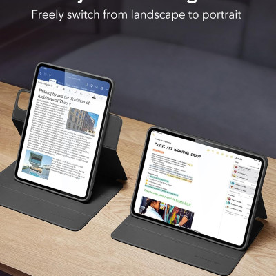 Bao Da dành cho iPad Pro 11 inch / iPad Pro 13 inch 2024 ESR Rebound Hybrid Case 360 - Hàng Chính Hãng