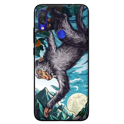 Ốp in cho 	Xiaomi Redmi Note 7 Khỉ Đu Cây - Hàng chính hãng