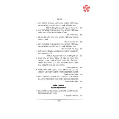 Hệ giá trị quốc gia, hệ giá trị văn hóa, hệ giá trị gia đình và chuẩn mực con người Việt Nam trong thời kỳ mới (bản in 2024)