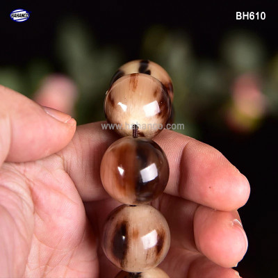 Vòng tay sừng đuôi lục hạt phong thủy (Đủ Size & màu) BH610 -  Đem lại may mắn - hút tài lộc - Bracelet of HAHANCO