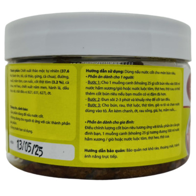Gia vị nấu bún riêu - Gia vị bún riêu - Gia vị bún riêu nêm sẵn - Cốt bún riêu TITOM 250g