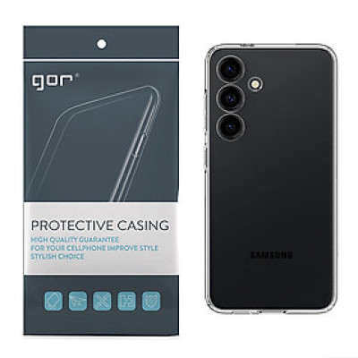 Ốp Lưng Silicone TPU Trong Suốt GOR Dành Cho Samsung Galaxy S24 Ultra / S24 Plus / S24 - Hàng Chính Hãng