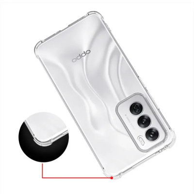 Ốp lưng dành cho OPPO Reno 12 5G, Reno 12 F 5G dẻo TPU trong suốt dày dặn chống sốc cao cấp - Hàng chính hãng