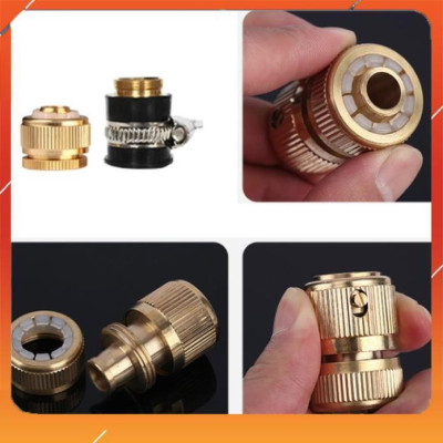 ️Evoucher Bộ dây vòi xịt nước rửa xe, tưới cây , tăng áp 3 lần, loại 7m, 10m 206701 đầu đồng,cút đồng+ khăn phượt