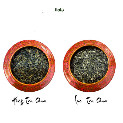 Hộp Trà Đôi Shan Tuyết Quà Tặng Trung Thu Thượng Hạng Hộp Giả Da Cao Cấp Biếu Tặng Cho Doanh Nghiệp