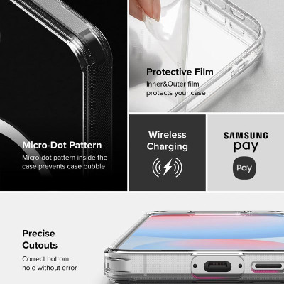 Ốp lưng dành cho Samsung Galaxy S24 FE RINGKE Fusion Magnetic - Hàng Chính Hãng