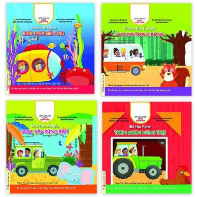 Sách - Cùng Khám Phá - Tham Quan Nông Trại - Song Ngữ Anh Việt - Tân Việt Books