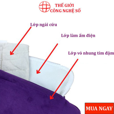 Thảm ngải cứu đông y Trung Hoa Hàng chính hãng kích thước 60*150cm sưởi ấm, hỗ trợ điều trị đau mỏi vai gáy xương khớp, Đệm sưởi điện ngải cứu đông y