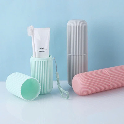Hộp Đựng Bàn Chải, Kem Đánh Răng, Lược, Khăn Mặt Hộp Đựng Đồ Mang Đi Du Lịch Tiện Lợi Nhiều Màu Sắc MÀU XANH