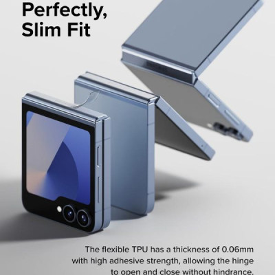 Combo 2 Bộ Miếng Dán Màn Hình RINGKE 3-in-1 Protector dành cho Samsung Galaxy Z Flip 6 (dán màn hình ngoài, màn trong, dán viền)_ Hàng chính hãng