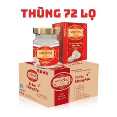 Thùng 72 lọ Yến sào win