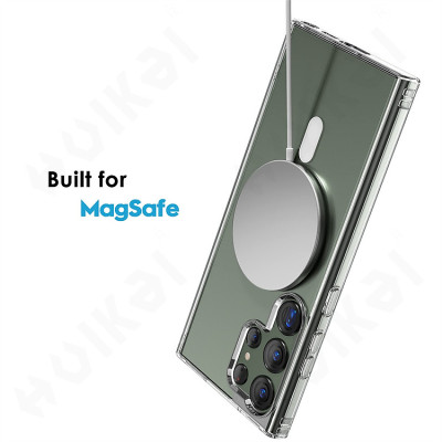 Ốp lưng trong magnetic cho Samsung Galaxy S24 Ultra / S24 Plus / S24Ultra 5G siêu mỏng 0.2 mm, độ trong tuyệt đối, chống trầy xước, chống ố vàng, tản nhiệt tốt – Hàng chính hãng