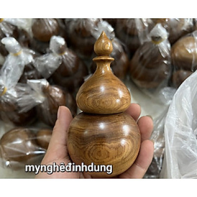 Lọ đựng tăm bằng gỗ bách xanh thơm nức