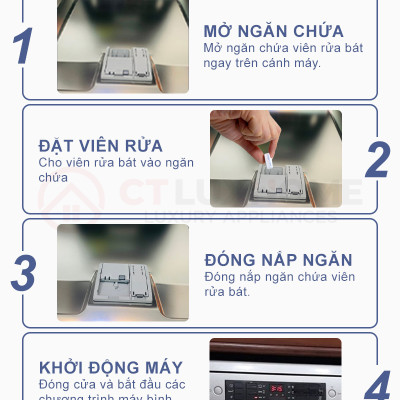 Viên rửa bát Hữu cơ Finish Ultimate Eco 0% 100 viên không mùi chất tẩy rửa- BA LAN