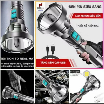 ĐÈN PIN LED SIÊU SÁNG 3 CHẾ ĐỘ SOI ĐÊM CHUẨN CHẤT LƯỢNG LUÔN