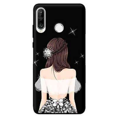 Ốp in cho Huawei P30 Lite Cô Gái Áo Trắng - Hàng chính hãng