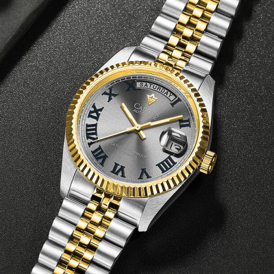 Đồng Hồ Nam Cadisen  C8228M2 Chính Hãng Full Box Chống Nước Kính Chống Xước Dây Thép BH 2 Năm Máy Cơ