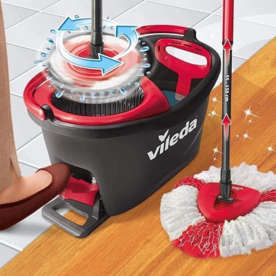 Cây lau nhà Vileda Turbo made in séc hàng chính hãng