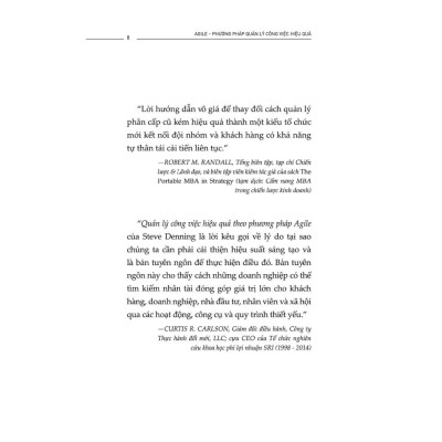 Agile - Phương Pháp Quản Lý Công Việc Hiệu Quả - Stephen Denning - Lê Hồng Phương Hạ dịch - (bìa mềm)