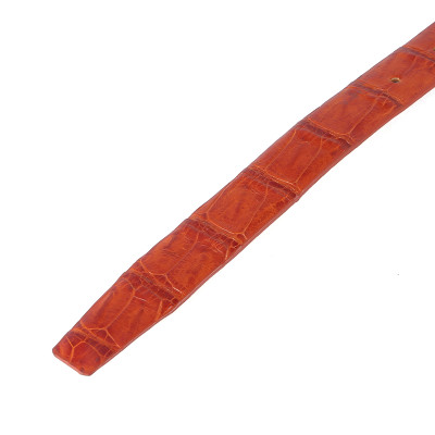 HP5214-15-16-17 - Dây thắt lưng nữ da cá sấu Huy Hoàng nguyên con bụng 2,5P màu đen, nâu đỏ, vàng, nâu đất