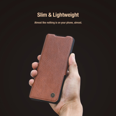 Bao da cho Galaxy Z Fold 5 Nillkin Aoge có nhét bút - hàng chính hãng