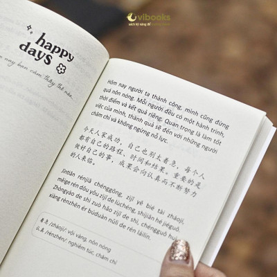 Sách - Hôm Nay Là Ngày Đẹp Trời Để Chia Tay Nỗi Buồn - Song Ngữ Trung - Việt - Sổ Tay - AZ Việt Nam