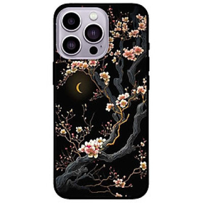 Ốp lưng cho IPhone 12 - 12 Pro - 12 Pro Max - 13 Mini - 13 - 13 Pro - 13 Pro Max - Đào Đêm Đẹp - Hàng Chính Hãng