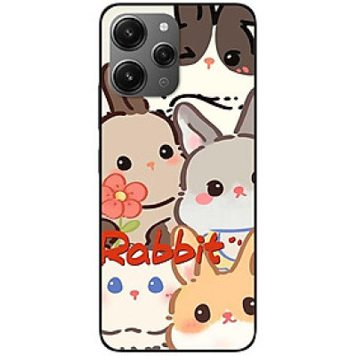 Ốp lưng cho Xiaomi Redmi 12 4G - Redmi Note 12 4G - Redmi Note 12 Pro 4G - 12 Pro 5G - Năm Chú Thỏ - Hàng Chính Hãng