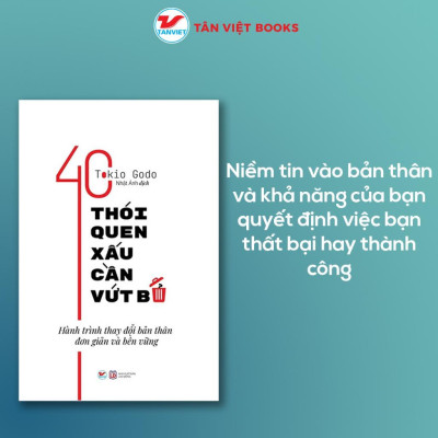 Sách - 40 Thói Quen Xấu Cần Vứt Bỏ - Tân Việt Books