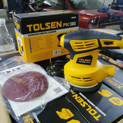 MÁY ĐÁNH BÓNG (CHÀ NHÁM) TRÒN 280W TOLSEN79565 - HÀNG CHÍNH HÃNG