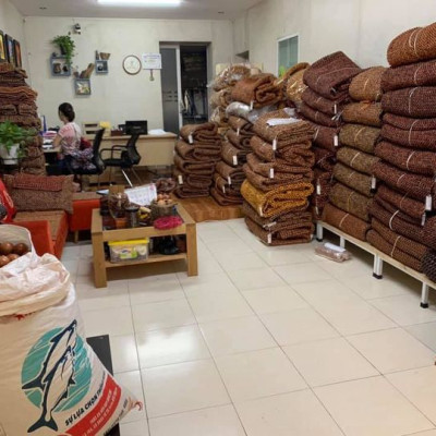 Chiếu Hạt Gỗ Hương Đỏ , kích Thước 1,2mx1,9m hạt 1.2cm - Chiếu gỗ Mian .vn ( video , hình thật )