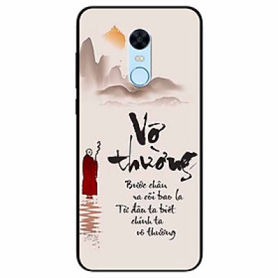 Ốp lưng in cho Redmi Note 4, Redmo Note 4x Mẫu Vô Thường Bước Chân