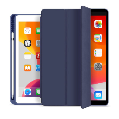 Bao Da Smart Cho iPad 9.7inch Air, Air2, Pro9.7, Gen 5, Gen 6 TPU Silicon Mềm Có Khay Đựng Bút Pencil  - Hàng chính hãng