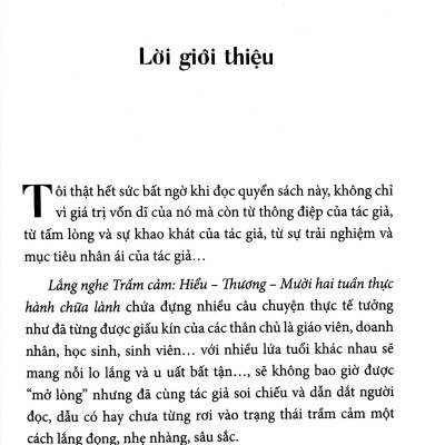 Lắng Nghe Trầm Cảm