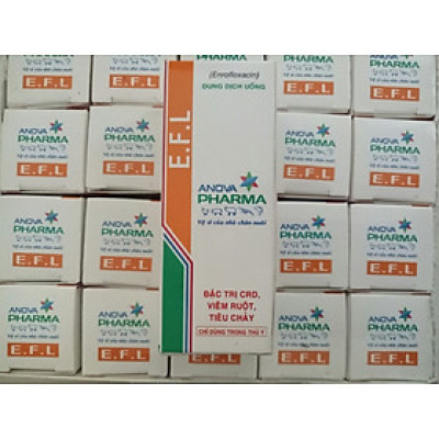 1 lọ E.F.L trị tiêu chảy, viêm ruột, CRD cho chim, vẹt, gà, vịt và thú cưng nhỏ