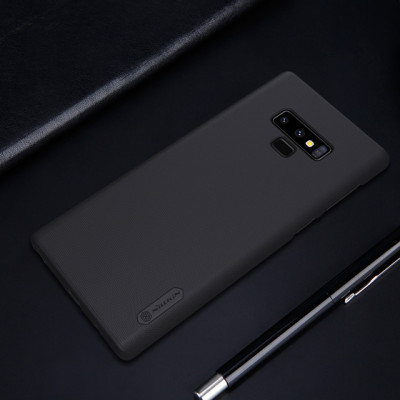 Ốp lưng sần dành cho Samsung Galaxy Note 9 Nillkin (Đính kèm giá đỡ hoặc 1 miếng dán từ tính) - Hàng chính hãng