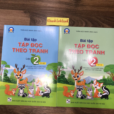 Sách Combo Bài tập tập đọc theo tranh lớp 2 tập 1 + 2 (CÁNH DIỀU)