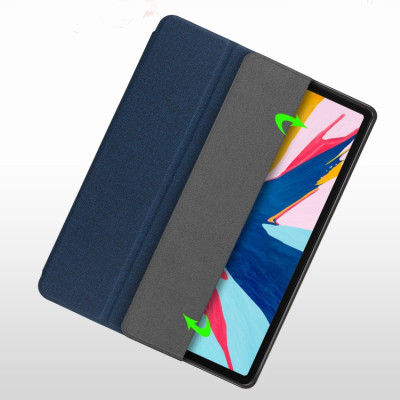 Case Bao da chống sốc mặt lưng canvas cho iPad Pro 11 2022 chip M2 / 2021 chip M1 / 2020 hiệu Mutural Yashi Series (có ngăn đựng bút, thiết kế tản nhiệt, cơ chế smartsleep) - hàng nhập khẩu