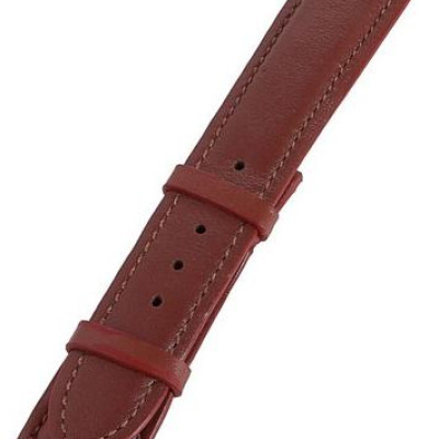 Dây đồng hồ nam nữ Huy Hoàng da bò màu nâu đỏ HT8118