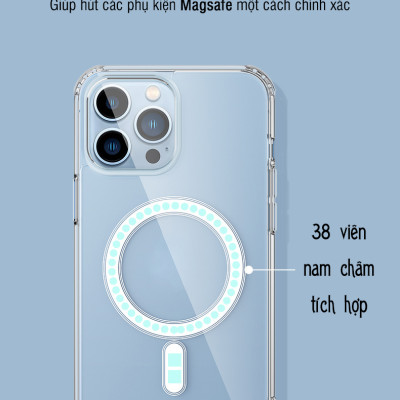 Ốp lưng sạc từ tính dành cho iPhone 15 / 15 Plus / 15 Pro / 15 Pro Max - Hàng chính hãng
