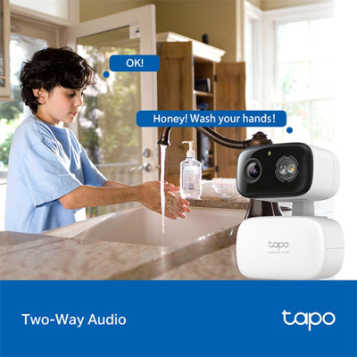 Camera trong nhà/ngoài trời TP-Link Tapo Pan/Tilt Indoor/Outdoor Home Security 3MP 2K C216 - Hàng chính hãng