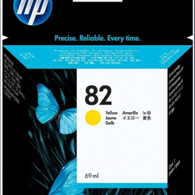 Mực In phun HP 82 Yellow Ink Cartridge (C4913A) 69ml - Hàng chính hãng