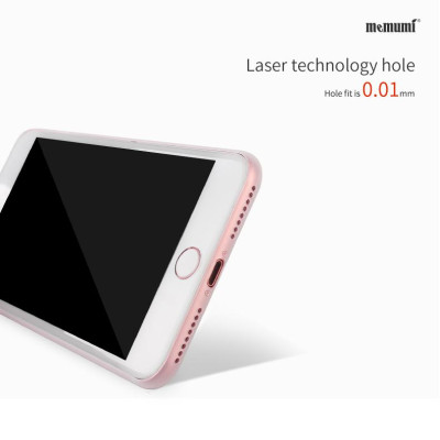 Ốp lưng nhám hiệu Memumi cho iPhone 7 Plus / iPhone 8 Plus có gờ bảo vệ camera mỏng 0.3mm - Sản phẩm chính hãng