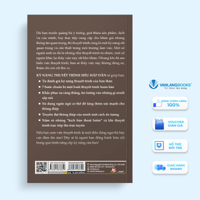 Kỹ Năng Thuyết Trình Siêu Hấp Dẫn - Vanlangbooks