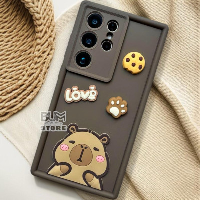Ốp Lưng Capybara Nổi Cho Samsung Galaxy S25 Ultra / S24 Ultra / S23 Ultra / S22 Ultra - BUM STORE GALAXY CASE