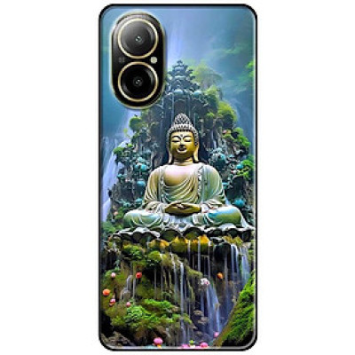 Ốp lưng cho Oppo Realme 10 - C11 2021 - C65 4G - C67 - C20 - Poco X6 5G - Đức Phật Thiền - Hàng Chính Hãng